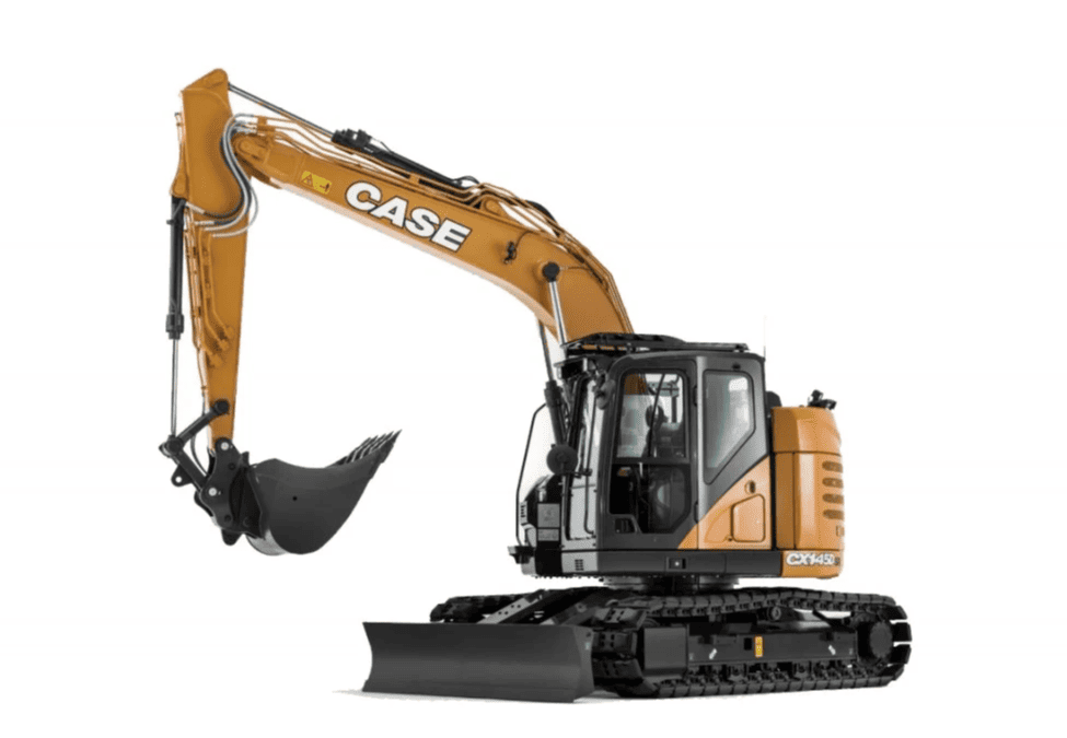 CASE CX145D 14 tonne excavator