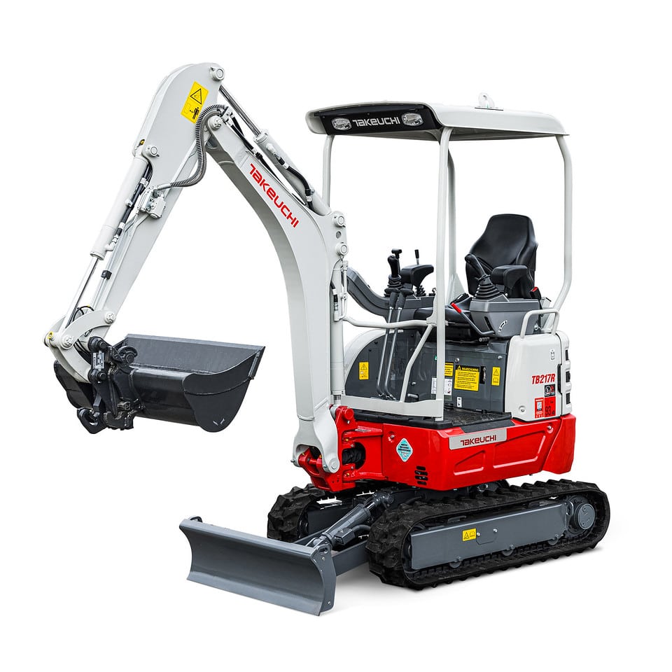 Takeuchi TB217R 1.5 tonne excavator