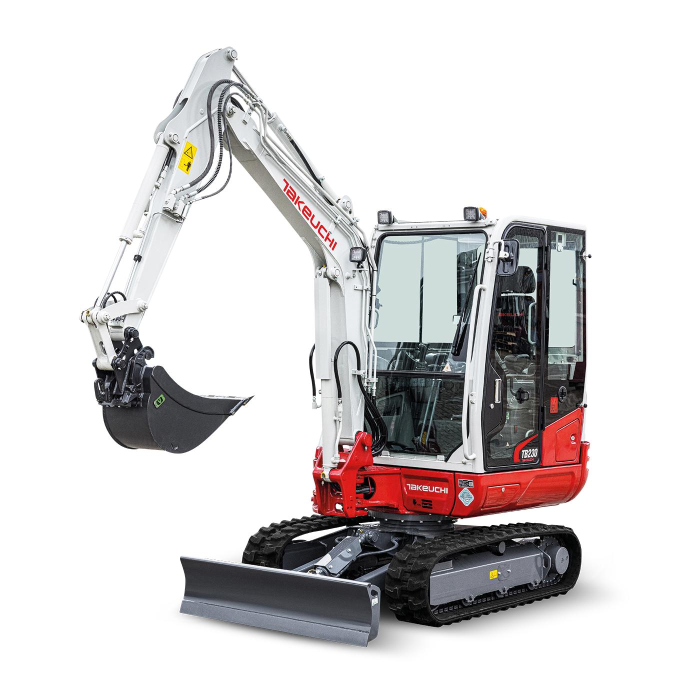 Takeuchi TB230 3 tonne excavator