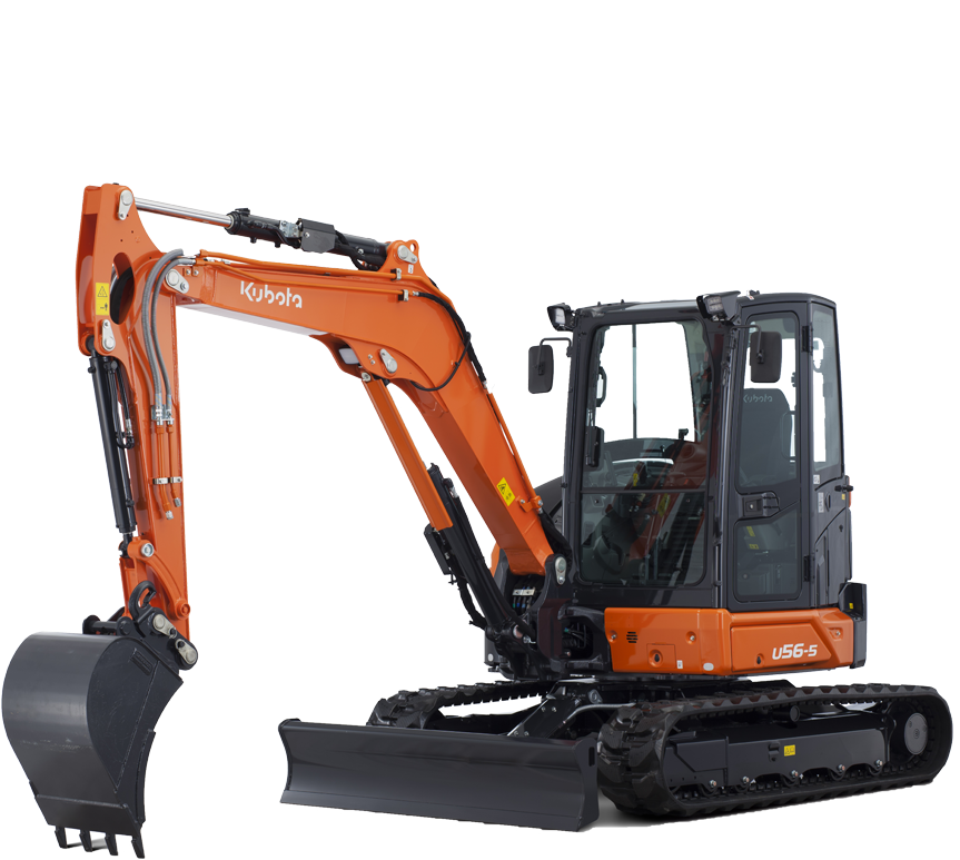 Kubota U56-5 6 tonne excavator