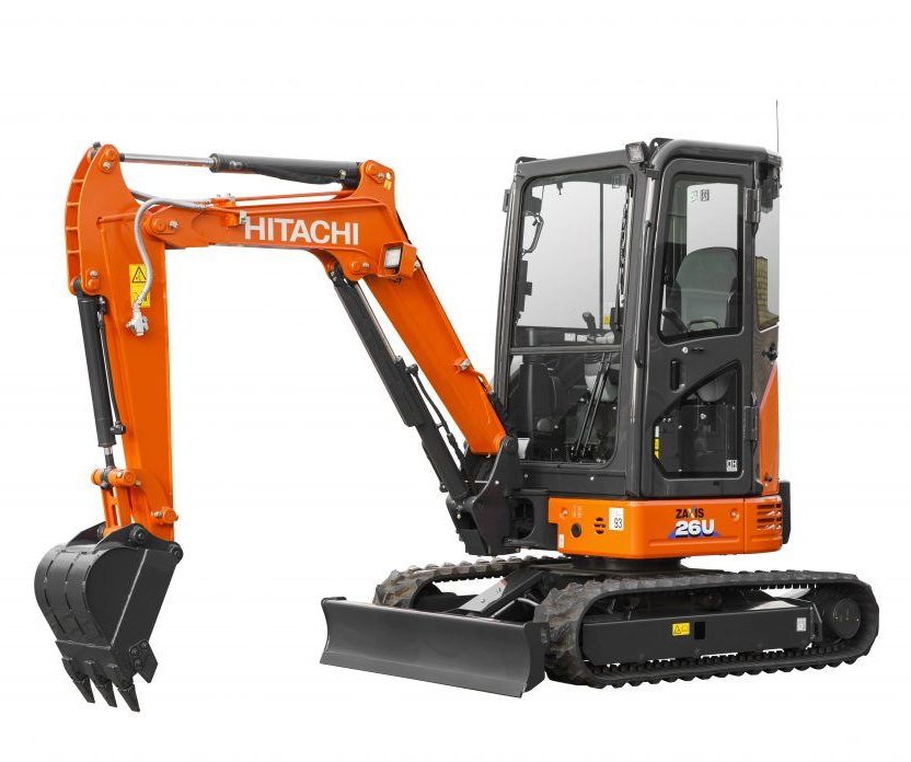 Hitachi ZX26U-6 3 tonne excavator